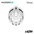 Lazer Tempo Bicycle Helmet Kineticore White Unisize 54-61cm