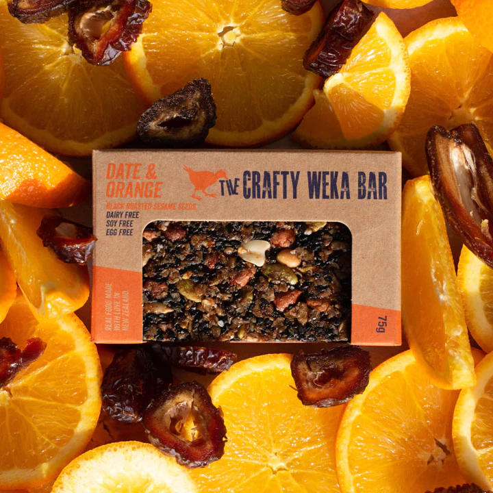 Crafty Weka Bar Date and Orange Flavour