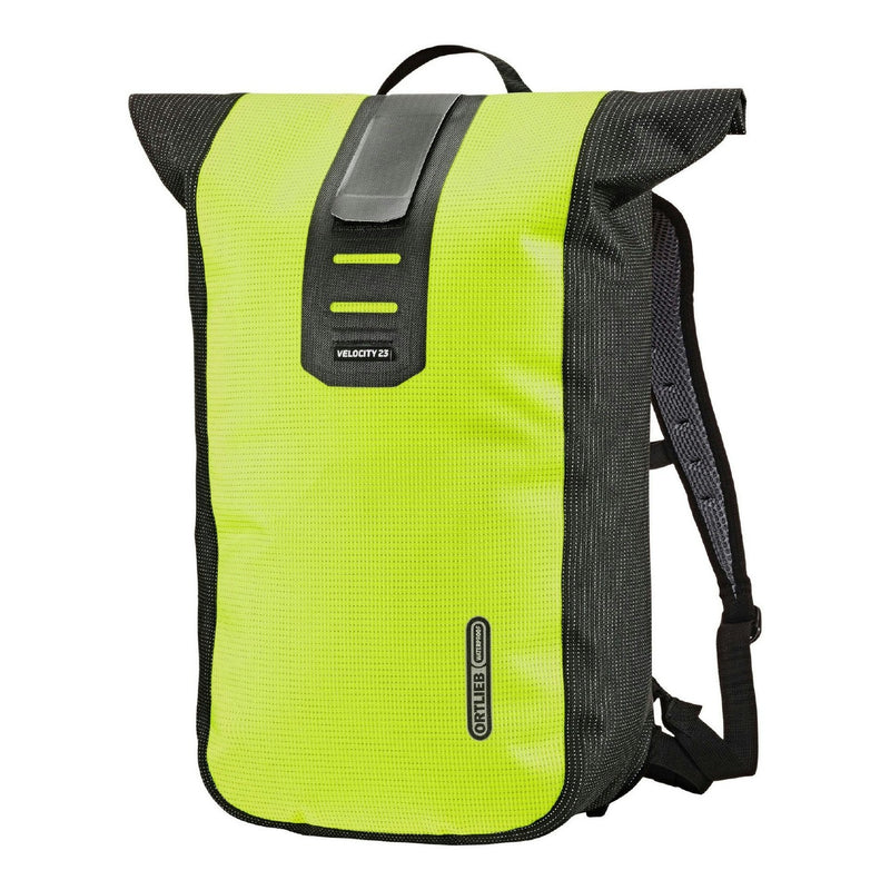 Ortlieb Velocity High Vis Backpack Bag Neon Yellow Black Reflective R4043