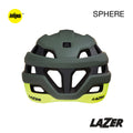 Lazer Sphere with MIPS Bike Bicycle Helmet Dark Green Flash Yellow