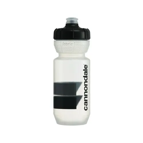 Cannondale Gripper Bidon Bottle 600ml Clear Black White