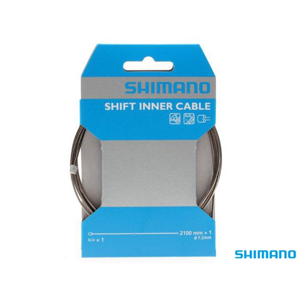 Shimano Gear Shift Cable Inner, Stainless. Packaged