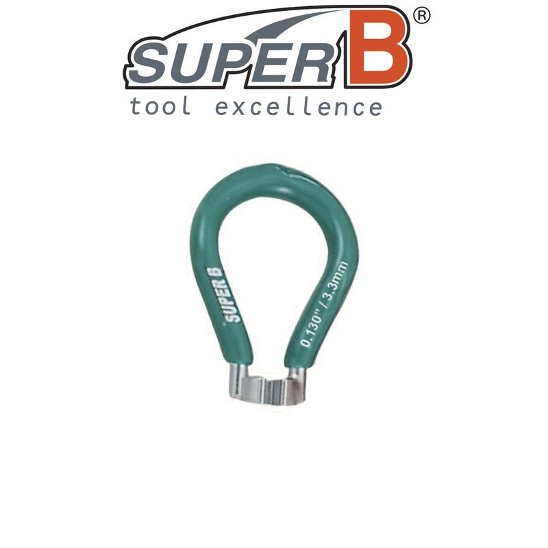 Super B Spoke Wrench Key Tool 3.3mm Green 	TB5550