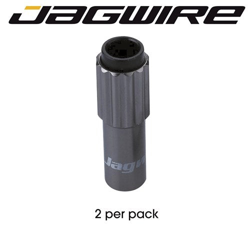 Jagwire Mini Alloy In-Line Gear Adjusting Barrel - 2 per pack