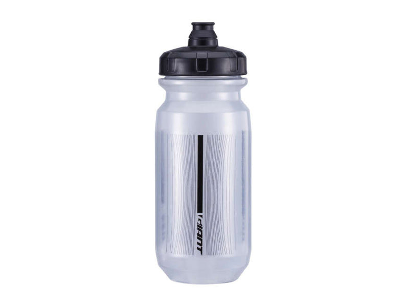 Giant Double Spring Water Bottle Bidon Transparent Clear Gray 600ml