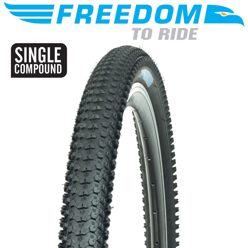 Freedom to Ride Off Road MTB Tyre 26 x 1.95 Black