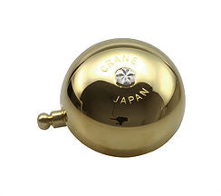 Crane Karen Gold Brass Bell with Coil Spring Lever