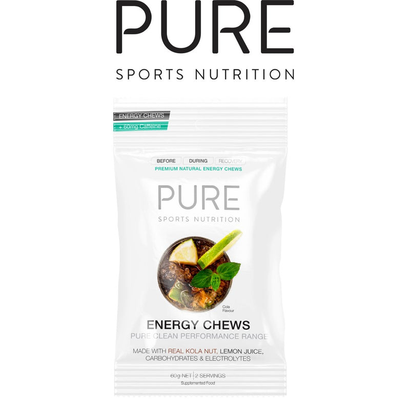 Pure Energy Chews  Cola+Caffeine 60g