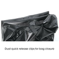 Azur Tarpaulin Rear Pannier Bags Set of 2 Black