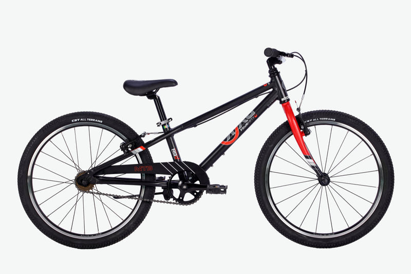 ByK E-450x1  MTB Kids Mountain Bike Black Red