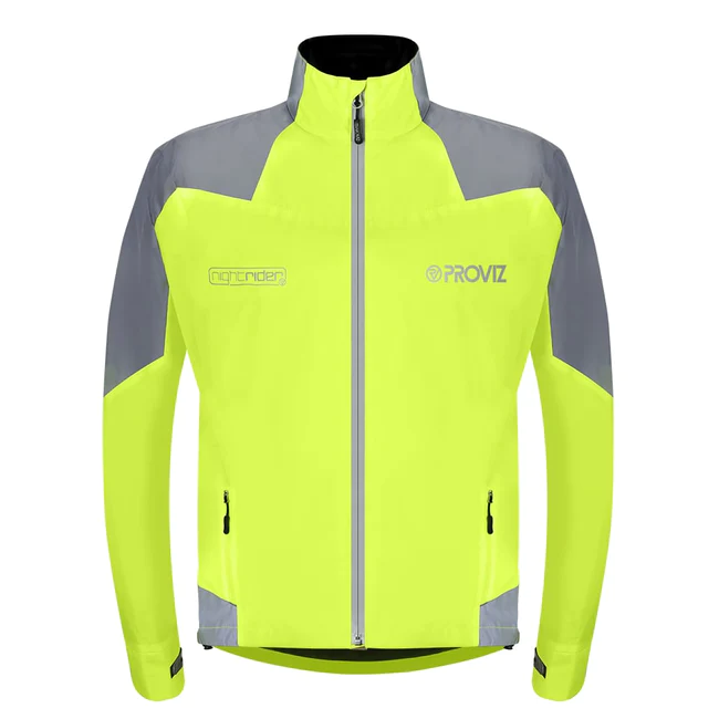 Proviz Nightrider Jacket Neon Yellow  High Visibility Jacket P
