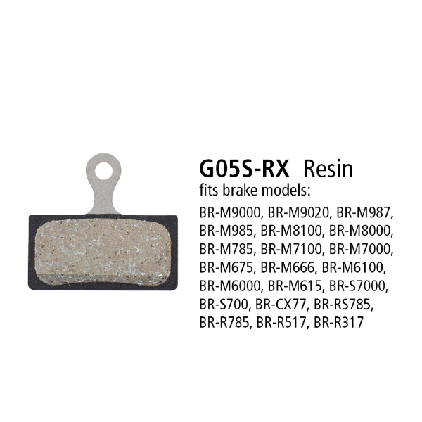 Shimano BR-M7000 G05S-RX  Disc Brake Pads Resin With Springs