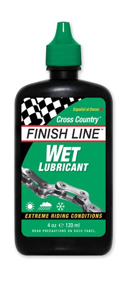Finish Line Wet Bike Lubricant 4oz Liquid