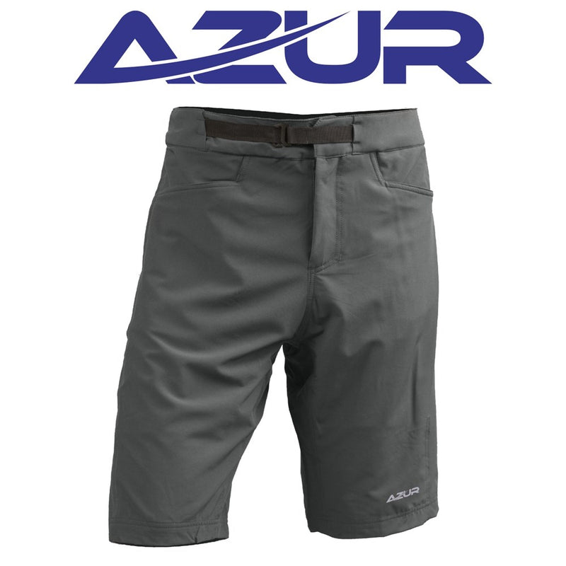 *CLEARANCE* Azur All Trail Cycling Shorts with Detachable Inner Short Army Green