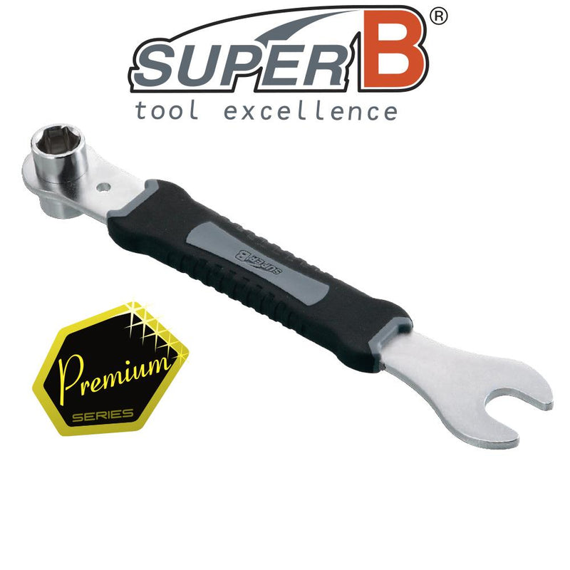 Super B Pedal Wrench Spanner Multi Function 14mm-15mm TBMW50