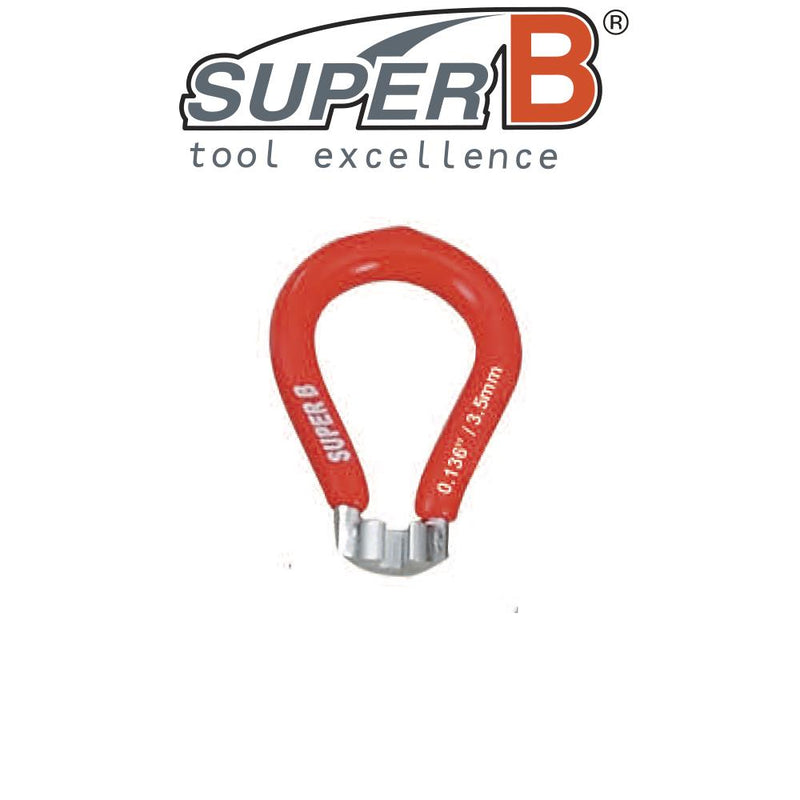 Super B Spoke Wrench Key Tool Red 3.5mm TB-5560