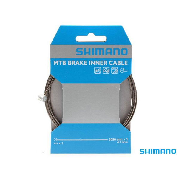 Shimano Brake MTB/Hybrid Inner Cable, Stainless. Packaged