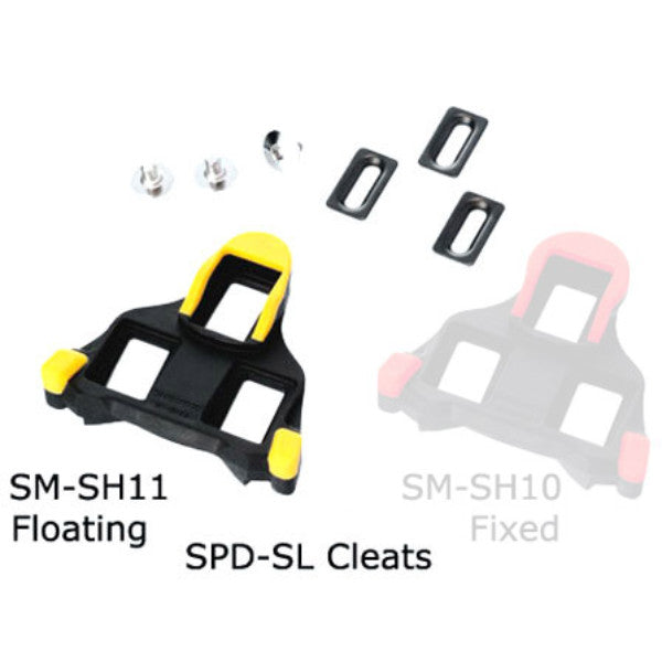 Shimano SM-SH11 SPD-SL Cleat Set (Yellow)