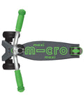 Micro Maxi Deluxe Pro 3 Wheel Scooter Grey Green