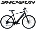 Shogun EB5 Flat Bar E-Bike Black