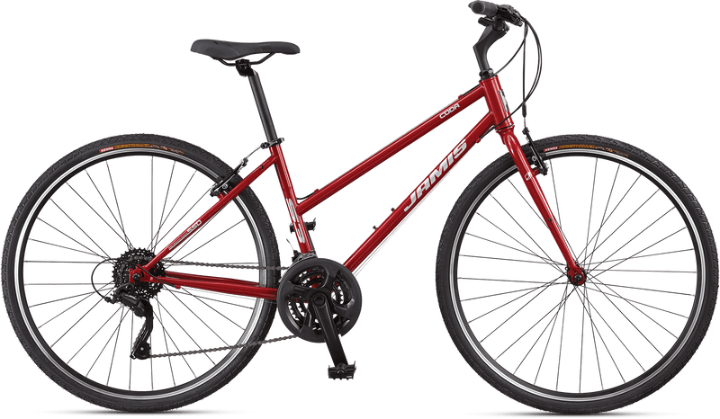 Jamis Coda S3 Flat Bar Road Step Over Bike 2022 Garnet Red