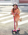 Micro Maxi Deluxe LED 3 Wheel Scooter Pink