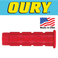 Oury Single Compound Handlebar Grips Pair Red