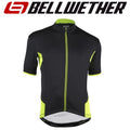 Bellwether Distance  Cadence Mens Unisex Cycling Jersey Black Citrus