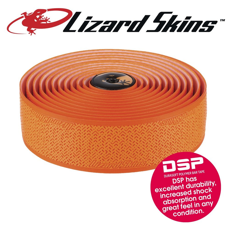 Lizard Skins Handle Bar Tape V2 DSP Tangerine Orange 3.2mm
