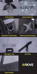 PROVIZ REFLECT360 Cycling Backpack - 30 Litres
