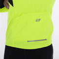 Bellwether Sol-Air UPF 40+ - Cadence Mens Unisex Long Sleeve Cycling Jersey Hi-Vis