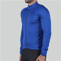 Bellwether Draft Long Sleeve Mens Unisex Cycling Jersey Royal Blue