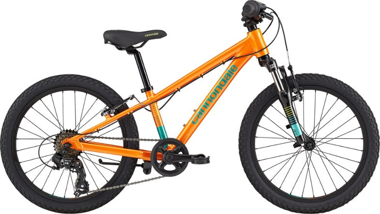 Cannondale Trail 20" Kids 7 Speed Flat Bar Disc Brake Bike Orange Crush