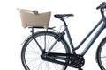 Basil Buddy Bicycle Pet Basket with MIK Mounting System Biscotti Brown