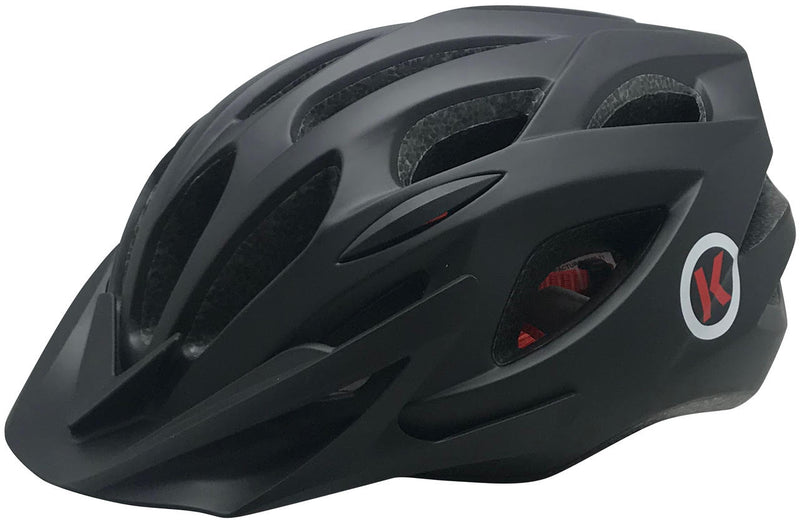 ByK Helmet Teen-Small Adult Cycling Helmet Matt Black 52cm-58cm