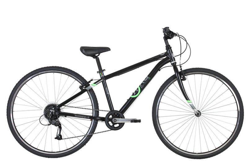 ByK E-620 x9 Geared Kids Bike Black/ Neon Green