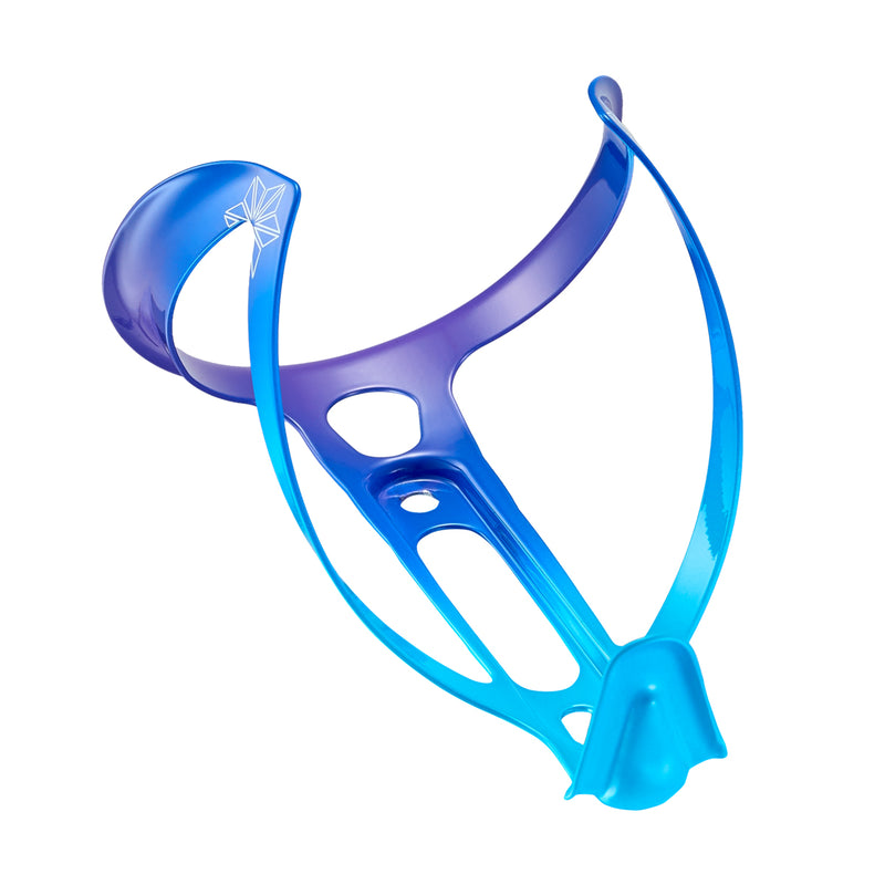 Supacaz Fly Bidon Bottle Cage Limited Edition - Ice Blue & Beyond Blue & Neon Purple