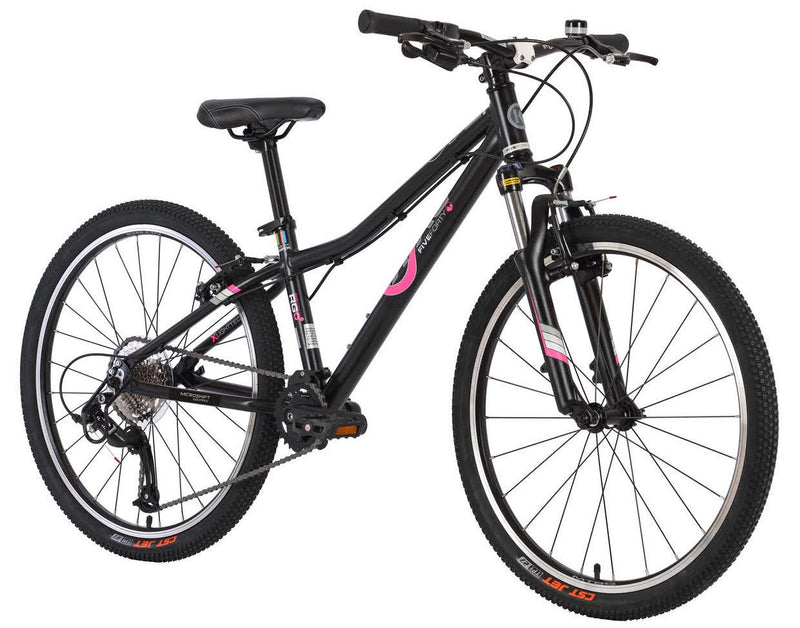 Byk E-540 MTBG Girls Mountain Bike Black Neon Pink