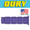 Oury Single Compound Handlebar Grips Pair Purple