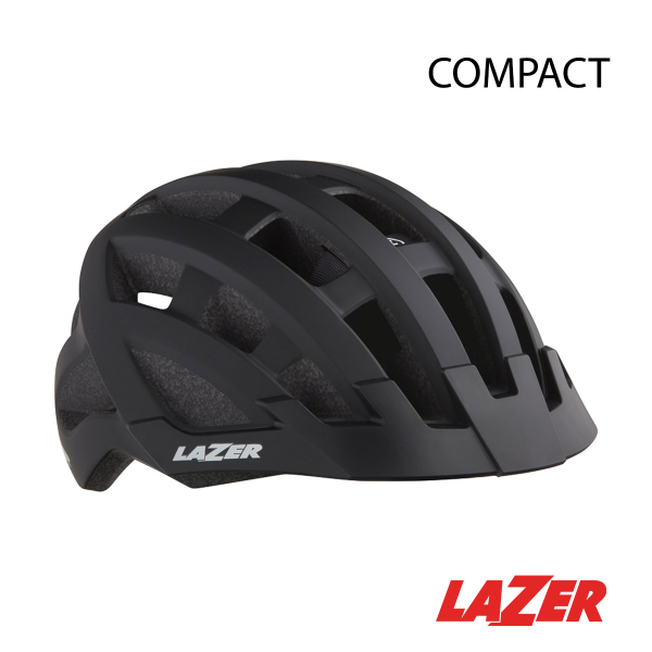 Lazer Compact Bike Helmet Matt Black Unisize 54cm-61cm