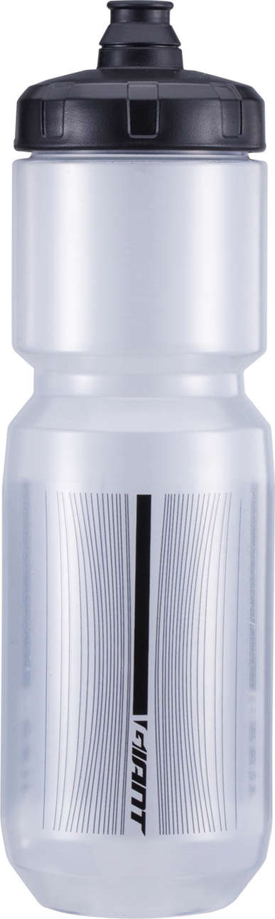 Giant Double Spring Water Bottle Bidon Transparent Gray 750ml
