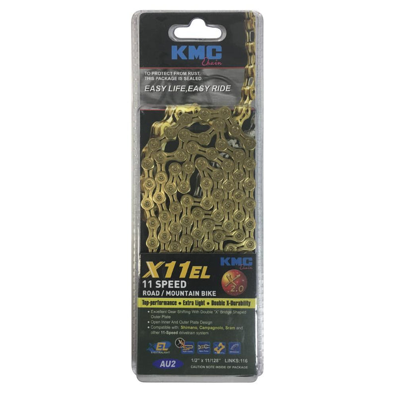 KMC 11 Speed Chain X11EL Gold