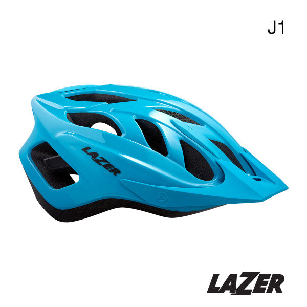 Lazer J1 + Insect Net Kids Helmet 52cm - 56cm Unisize Cyan Blue
