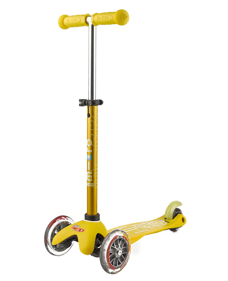 Micro Mini Deluxe 3 Wheel Scooter Yellow